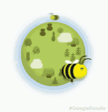 Happy Earth Day Bees GIF