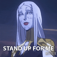 Stand Up For Me Carmilla GIF - Stand Up For Me Carmilla Castlevania GIFs