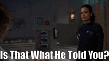 Chicago Med Natalie Manning GIF - Chicago Med Natalie Manning Is That What He Told You GIFs