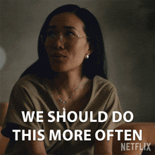 We Should Do This More Often Amy Lau GIF - We Should Do This More Often Amy Lau Ali Wong GIFs