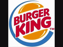 a burger king logo with a blue circle