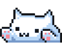 Cute Cat White Sticker - Cute Cat White Stickers