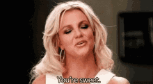 Britney Spears Backhanded GIF - Britney Spears Backhanded Youre Sweet GIFs