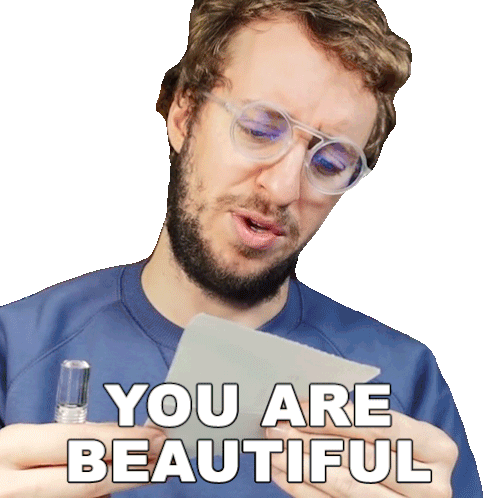You Are Beautiful Peter Deligdisch Sticker - You Are Beautiful Peter Deligdisch Peter Draws Stickers
