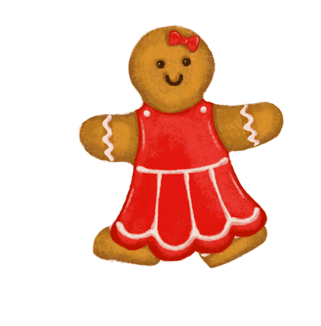 Canticos Gingerbread Sticker - Canticos Gingerbread Gingerbread Cookie Stickers