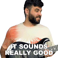 It Sounds Really Good Andrew Baena Sticker - It Sounds Really Good Andrew Baena It Sounds Fantastic Stickers