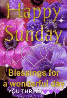 Happy Sunday Blessings For A Wonderful Day GIF