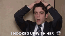I Hooked Up With Her On February13th Ryan Howard GIF - I Hooked Up With Her On February13th Ryan Howard Bj Novak GIFs