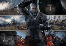 Witcher Weapons GIF - Witcher Weapons Fighting GIFs