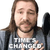 Time'S Changed Michael Kupris Sticker - Time'S Changed Michael Kupris Become The Knight Stickers