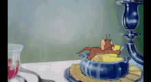Tom And Jerry Eating GIF