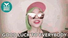 Good Luck Everybody Goldie Chan GIF - Good Luck Everybody Good Luck Goldie Chan GIFs