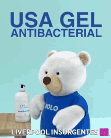 Usa Gel Antibacterial GIF - Usa Gel Antibacterial Liverpool Insurgentes GIFs