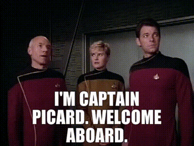 welcome aboard gif