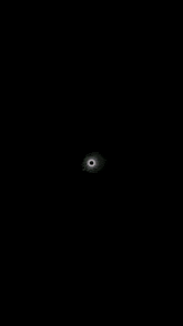 a white circle with a black circle in the center
