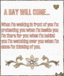 Thinking About You A Day Will Come GIF - Thinking About You A Day Will Come Heart GIFs