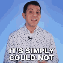 Its Simply Could Not Be Possible Shane Luis GIF - Its Simply Could Not Be Possible Shane Luis Rerez GIFs
