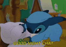 Good Night Good Night Chat GIF - Good Night Good Night Chat Stitch GIFs