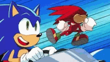 Sonic Knuckles GIF - Sonic Knuckles Fun GIFs