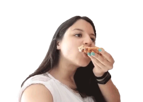 Pizza ñam Sticker - Pizza ñam Bueno Stickers