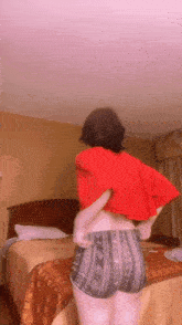 Booty Shorts For Women Bed GIF - Booty Shorts For Women Bed Tiktok GIFs