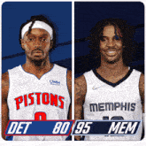 Detroit Pistons (80) Vs. Memphis Grizzlies (95) Third-fourth Period Break GIF - Nba Basketball Nba 2021 GIFs