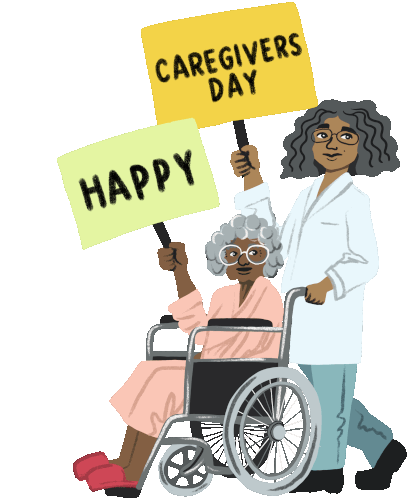 Corrieliotta National Caregivers Day Sticker - Corrieliotta National Caregivers Day Happy Caregivers Day Stickers