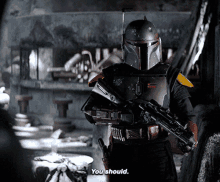 The Book Of Boba Fett You Should GIF - The Book Of Boba Fett You Should Boba Fett GIFs