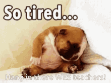 My Message For Wes Tired GIF