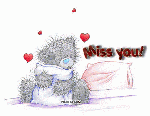 Miss You GIF - Miss You Teddy Bear - Discover & Share GIFs