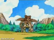 Pedobear Pokemon GIF - Pedobear Pokemon Running Away GIFs