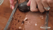 Chocolate Ice Cream Bigger Bolder Baking GIF - Chocolate Ice Cream Bigger Bolder Baking Scoop GIFs