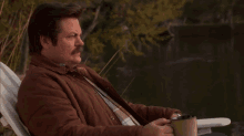 Never Half-ass Two Things, Whole-ass One Thing - Ron Swanson GIF - Ron Swanson Nick Offerman Whole Ass GIFs