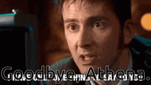 Goodbye Athena Doctor Who GIF - Goodbye Athena Doctor Who David Tennant GIFs