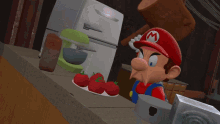 Smg4 Mario GIF - Smg4 Mario Hammer GIFs