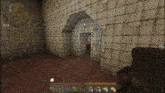 a screenshot of a video game shows a man holding a gun and says pkm on the bottom