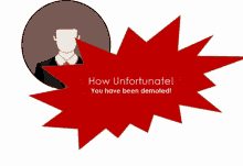 Demoted Unfortunate GIF - Demoted Unfortunate You Have Been Demoted GIFs
