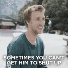 Sometimes You Cant Get Him To Shut Up James Clarke GIF