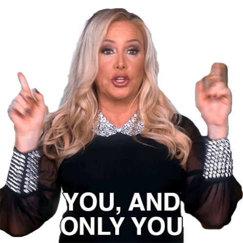 You And Only You Shannon Beador Sticker - You And Only You Shannon Beador Real Housewives Of Orange County Stickers