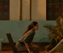 Keerthy Suresh Anger Inside Out GIF - Keerthy Suresh Anger Inside Out Chair Kick GIFs