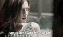 The Originals Hayley Marshall GIF - The Originals Hayley Marshall I Am So Done With These People GIFs