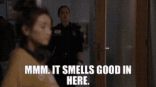 Station19 Andy Herrera GIF - Station19 Andy Herrera Mmm It Smells Good In Here GIFs