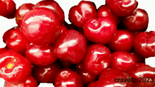 red cherries