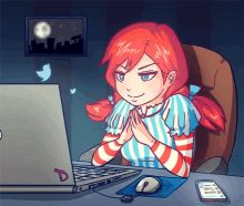 anime smug girl tweets
