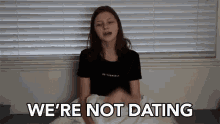 Were Not Dating Denial GIF