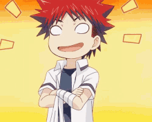 a boy with red hair is standing next to a girl with a sad look on her face ..