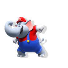 Elephant Elephant Mario GIF - Elephant Elephant Mario Mario GIFs