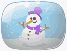 globe snowman