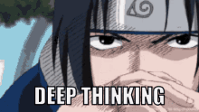 sasuke deep thinking