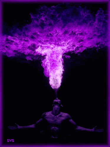 Фиолетовый дым